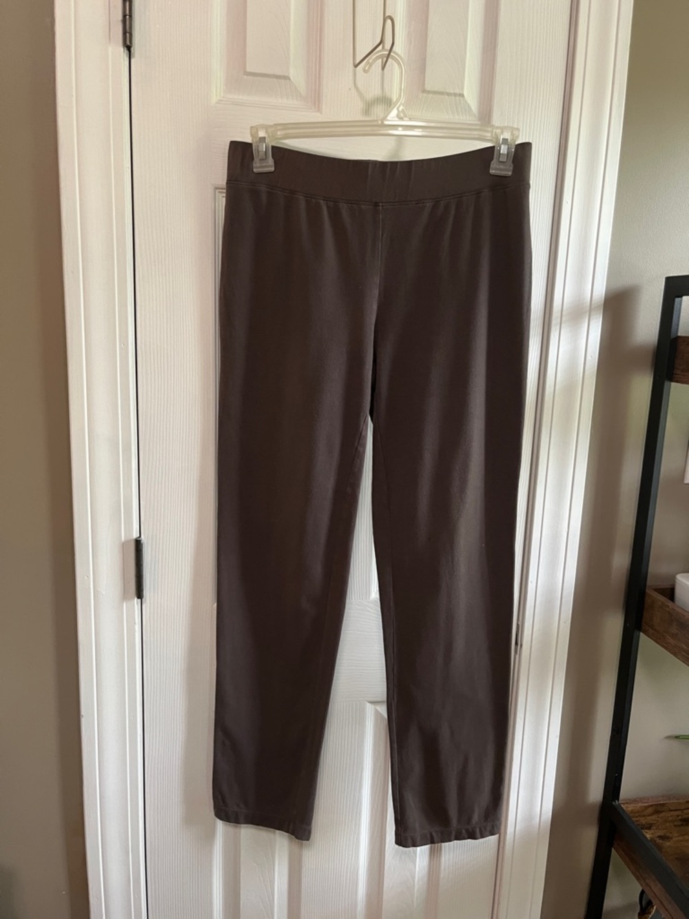 Neon Buddha Medium Taupe Straight-Leg yoga pants